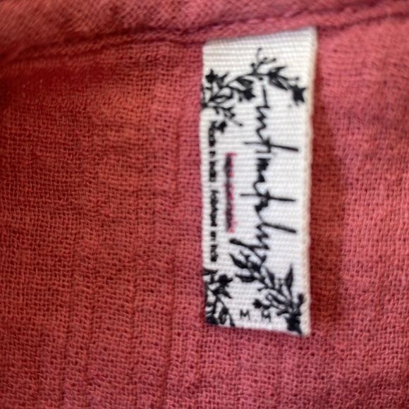 FREE PEOPLE romper size M orange sleeveless ruffles shorts bodysuit - Picture 4 of 4